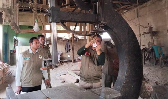 ফুলবাড়িয়ায় অভিযানে অবৈধ করাতকলে সিল গালা