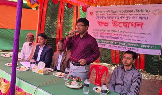 আশাশুনির খাল পুনঃ খনন কাজের উদ্বোধন