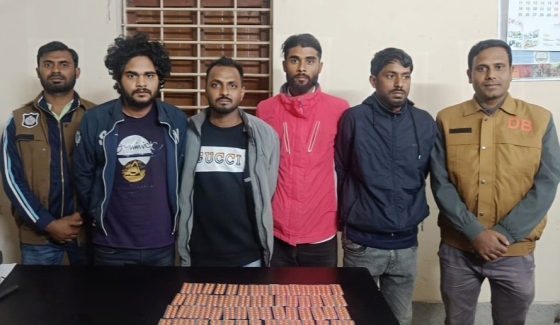 রাজশাহীতে মাদকবিরোধী অভিযানে গ্রেপ্তার ৪