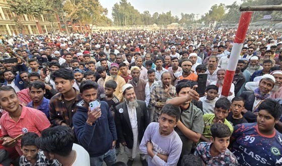 টাঙ্গাইলে স্বতন্ত্র প্রার্থীর নির্বাচনী জনসভা জনস্রোতে পরিণত