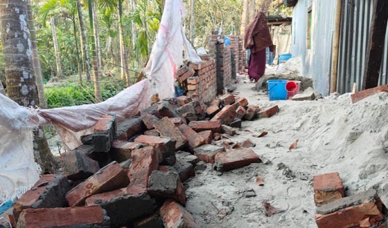 ইন্দুরকানীতে বিধবা নারীর জমি দখলের অভিযোগ