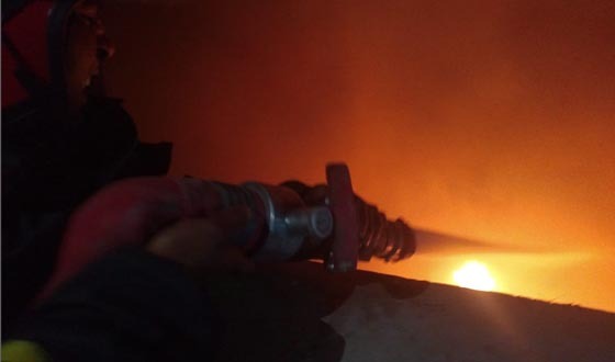 গৌরনদী অডিটোরিয়ামে অগ্নিকান্ড