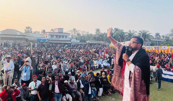 কাউখালীতে ধানের শীষের প্রার্থীর নির্বাচনী জনসভা