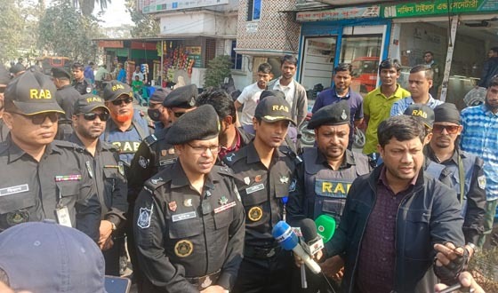 আইন-শৃঙ্খলা রক্ষার্থে র‌্যাব-১১ এর নির্বাচনী টহল জোরদার