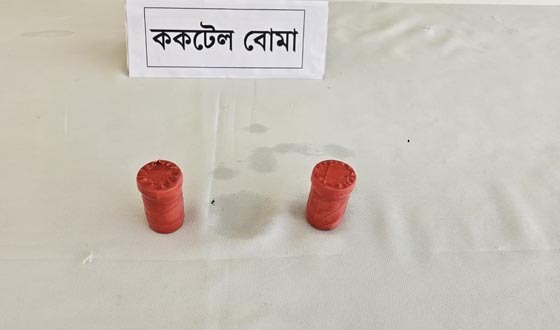 গাংনীতে দু’টি ককটেল সদৃশ বস্তু উদ্ধার, আটক ১