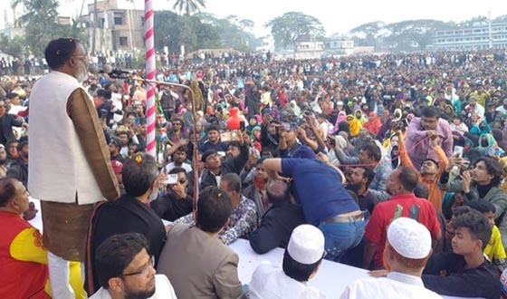 মণিরামপুরে স্বতন্ত্র প্রার্থীর জনসভায় জনসমুদ্রে পরিনত