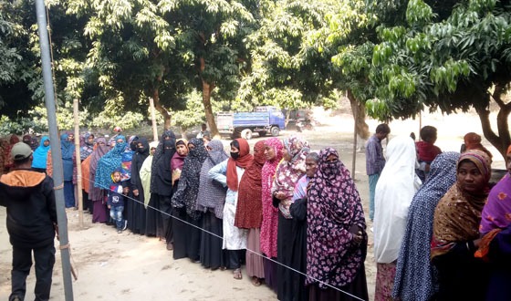 পাবনা-৩ আসনে সুষ্ঠু ও শান্তিপূর্ণভাবে ভোটগ্রহণ