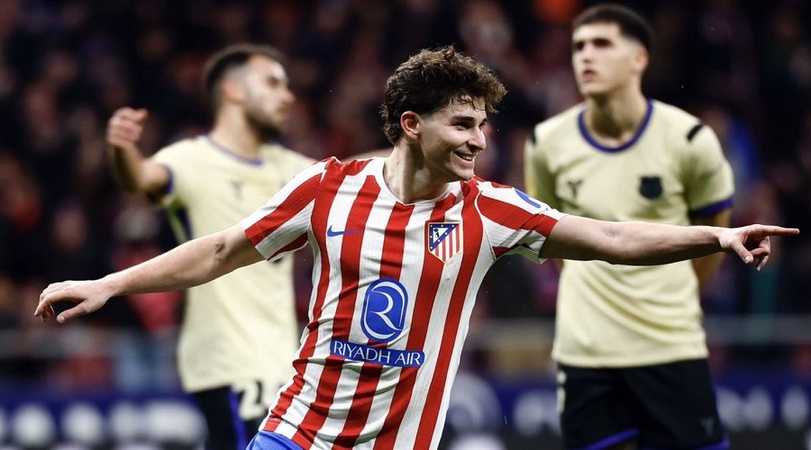 বার্সেলোনার জালে অ্যাতলেতিকোর এক হালি