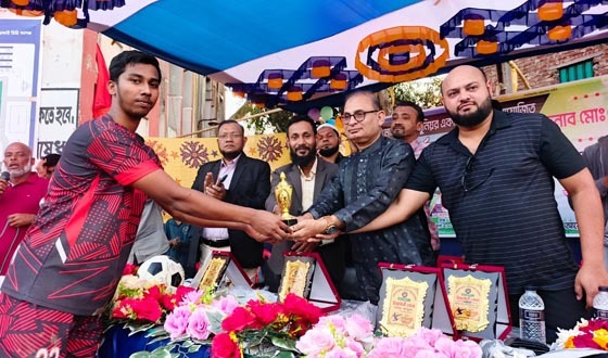 নাঙ্গলকোটে জুনিয়র ফুটবল টুর্ণামেন্ট