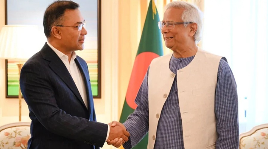 তারেক রহমানকে প্রধান উপদেষ্টার অভিনন্দন