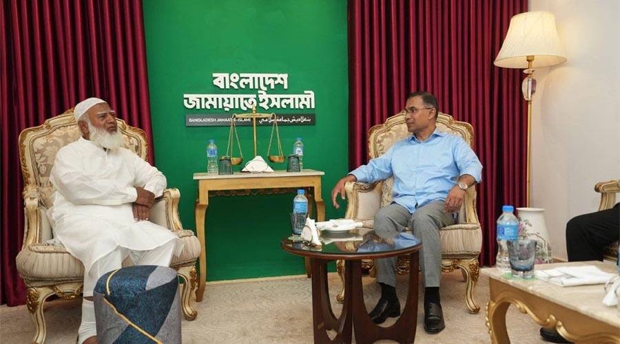 জামায়াত আমিরের বাসায় তারেক রহমান