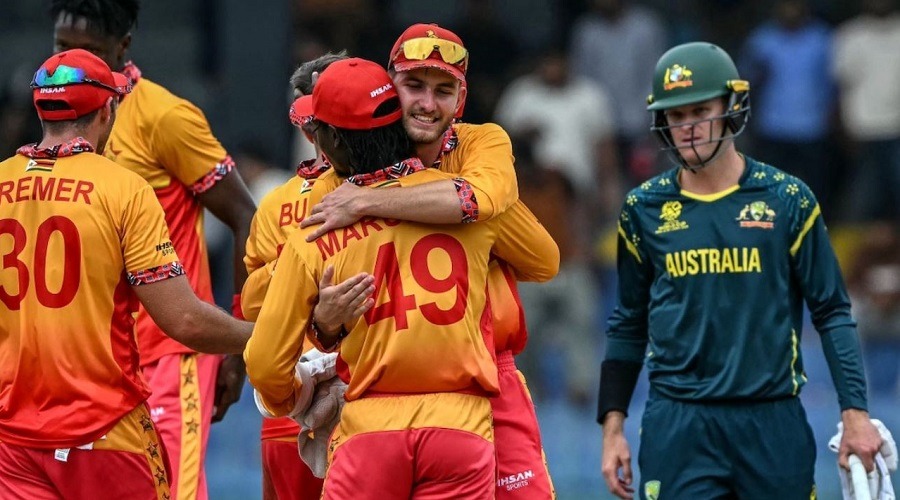 অজিদের বিদায় করে সুপার এইটের পথে জিম্বাবুয়ে