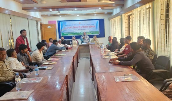 নিকলীতে আয়বর্ধক সংক্রান্ত ভ্রাম্যমান প্রশিক্ষণ