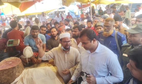 ভ্রাম্যমাণ আদালতে ১৬ মামলায় ২৩ হাজার টাকা জরিমানা