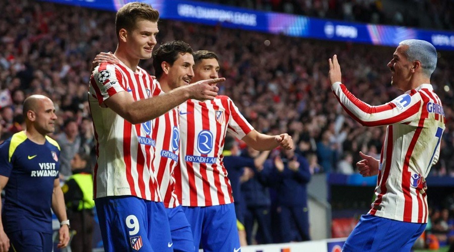 সোরলথের হ্যাটট্রিকে শেষ ষোলোয় অ্যাটলেটিকো