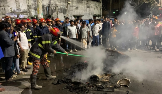 রাজশাহীতে সাব্বির হত্যার আসামি গ্রেপ্তারের দাবিতে বিক্ষোভ