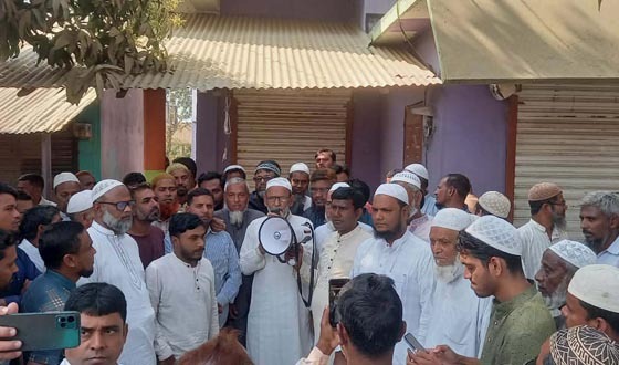 পোরশায় মোস্তাফিজুর রহমান এমপির নির্বাচনত্তর গণসংযোগ