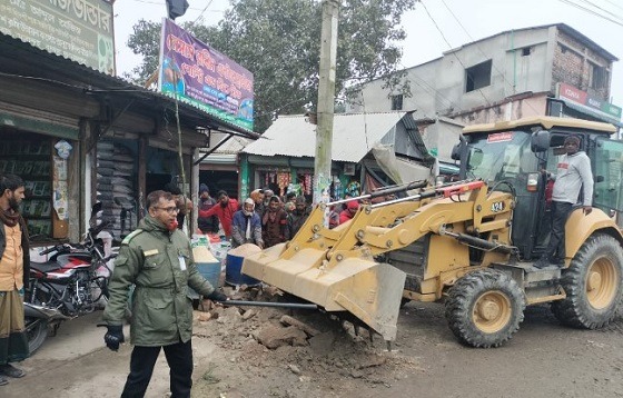 মেলান্দহ অবৈধ স্থাপনা উচ্ছেদ
