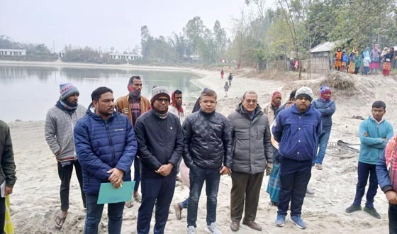 ডিমলায় অবৈধ বালু উত্তোলনে মোবাইল কোর্টের জরিমানা