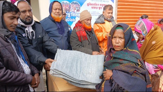 নাগেশ্বরীতে শীতবস্ত্র বিতরণ