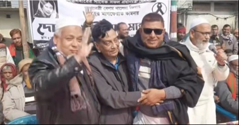 অবশেষে পোরশায় বিএনপি দুই গ্রুপের মিলন