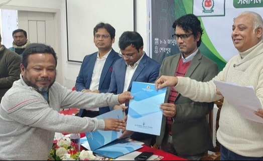 শেরপুরে সাংবাদিকতা বিষয়ক প্রশিক্ষণের সনদ বিতরণ