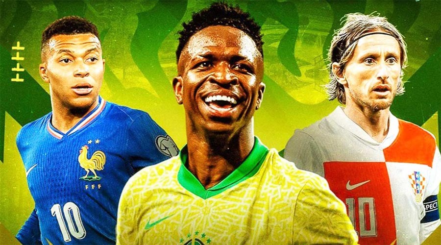 বিশ্বকাপের আগে যুক্তরাষ্ট্রে মহারণ, ‘রোড টু ২৬’ সিরিজে মুখোমুখি ব্রাজিল-ফ্রান্স