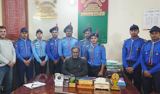 কুষ্টিয়া শ্রেষ্ঠ রোভার স্কাউটস গ্রুপ নির্বাচিত ভেড়ামারা কলেজ