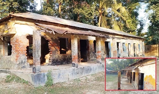 মির্জাগঞ্জে পরিত্যক্ত ভবনে মাদকসেবীদের আখড়া