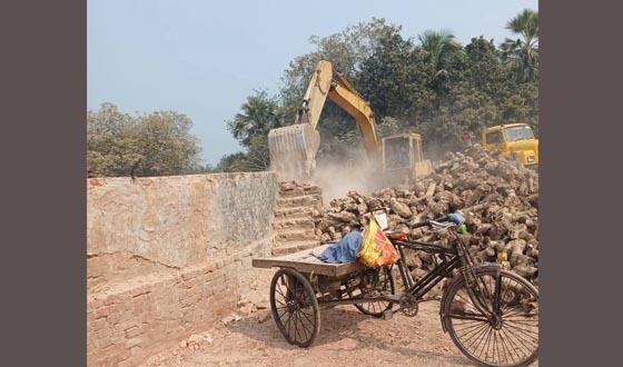 শৈলকুপায় ৪ ইটভাটায় পরিবেশ অধিদপ্তরের অভিযান