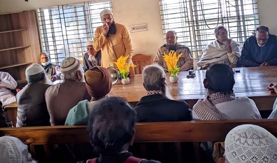 ধামইরহাটে মুক্তিযোদ্ধাদের সঙ্গে বিএনপির মতবিনিময়