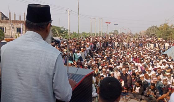 আশাশুনিতে জামায়াত ইসলামীর নির্বাচনী পথ সভা