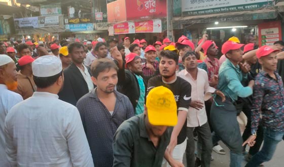 ঈদগাঁওতে বিএনপি প্রার্থীর প্রচারণা