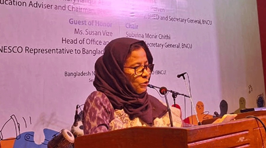 শিক্ষা কখনো একতরফা নয়, হতে হবে সবার অংশগ্রহণে: রেহানা পারভীন