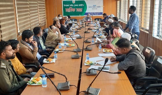 নাসিরনগরে আইন-শৃঙ্খলা কমিটির মাসিক সভা