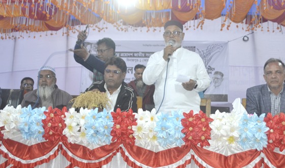 দিনাজপুর-১ আসনের বিএনপি প্রার্থীর নির্বাচনী জনসভা