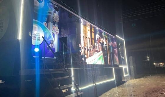 সৈয়দপুরে জনগনকে সচেতন করতে ‘গণভোটের গাড়ি