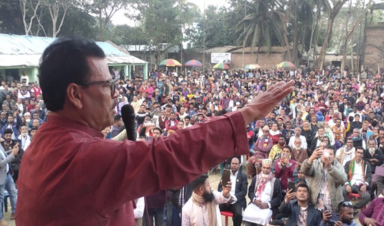 কলারোয়া জনসভায় সেতু ও শিক্ষা অবকাঠামোর আশ্বাস: হাবিবুল