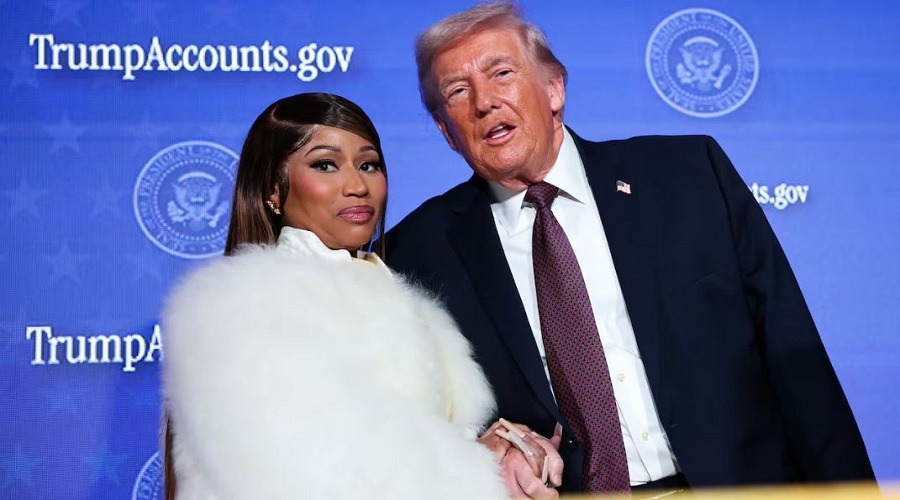 বিতর্কিত সময়ে ট্রাম্পের পাশে দাঁড়ালেন নিকি মিনাজ