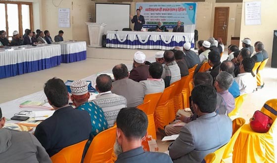 নাসিরনগরে ভোটগ্রহণ কর্মকর্তাদের নির্বাচনি ব্রিফিং ও কর্মশালা