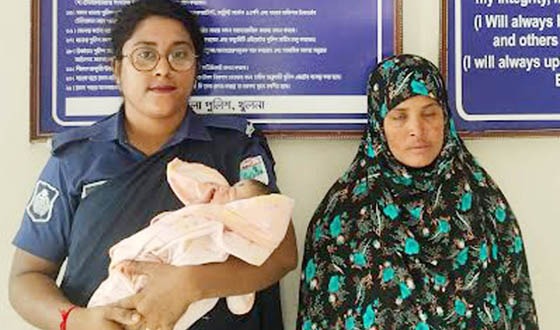 দাকোপে ৯ দিন বয়সি শিশু অপহরন, আসামী গ্রেফতার