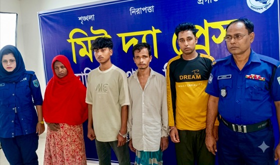 হিলিতে মাদক সেবনের দায়ে নারীসহ ৪ জনের কারাদণ্ড