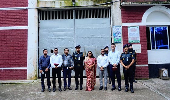শেরপুর জেলা কারাগার পরিদর্শন