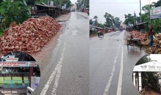 যে কারণে মহাসড়কের বার্থী এলাকা মৃত্যুফাঁদে পরিনত
