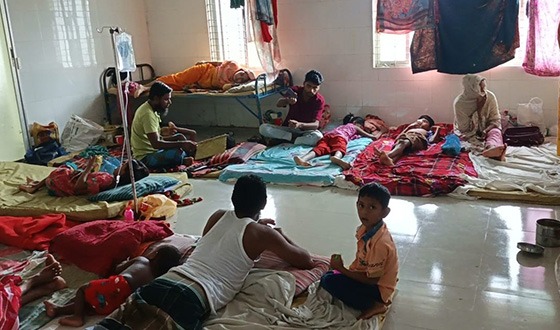 আমতলীতে হামের প্রার্দুভাব: হাসপাতালে এন্টিবায়েটিক ও ডিএনএস স্যালাইন সংকট