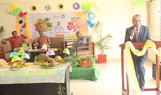কবি নজরুল বিশ্ববিদ্যালয়ে বাংলা ভাষা ও সাহিত্য বিভাগে ফল উৎসব