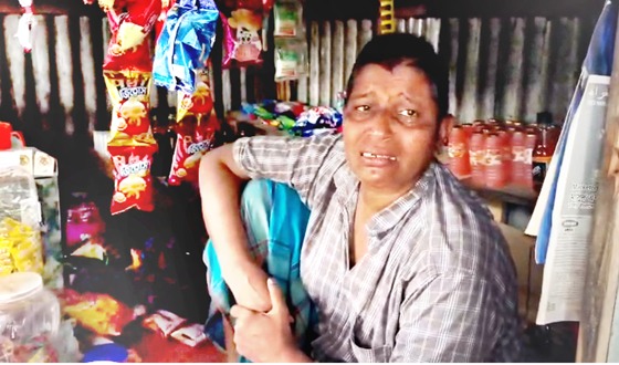 হোমনায় অসহায় প্রতিবন্ধী লুতুর টং দোকানে চুরি
