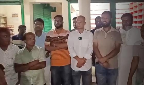 নয়াবাড়ি মৌজায় উপজেলা ভবন নির্মাণে দাবিতে সমাবেশ
