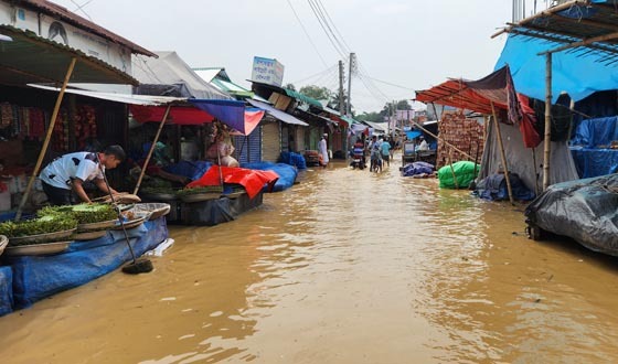 শেরপুরে পাহাড়ি ঢলে নিম্নাঞ্চল প্লাবিত