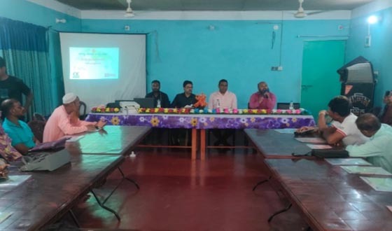 আশাশুনিতে ইমার্জেন্সি হেলথ রেসপন্ডার গ্রুপ মিটিং